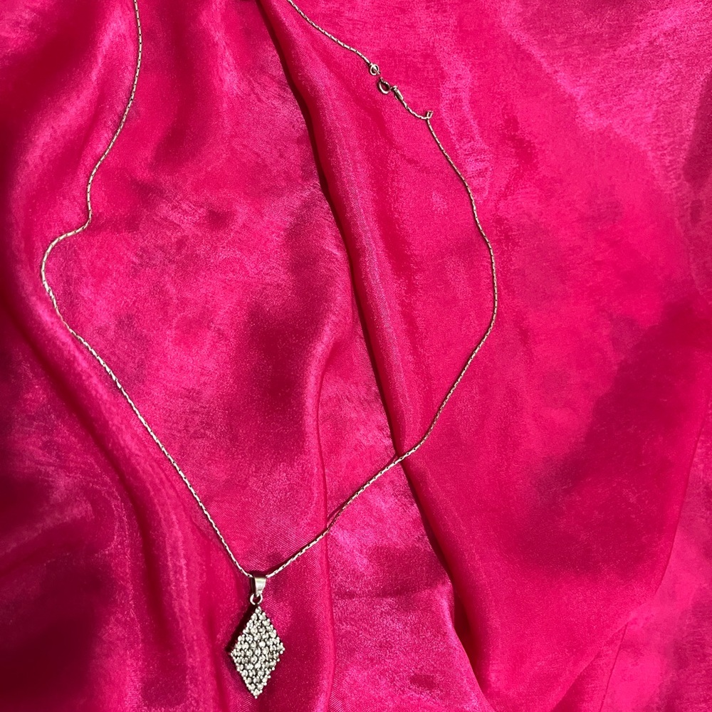Sterling silver necklace 592